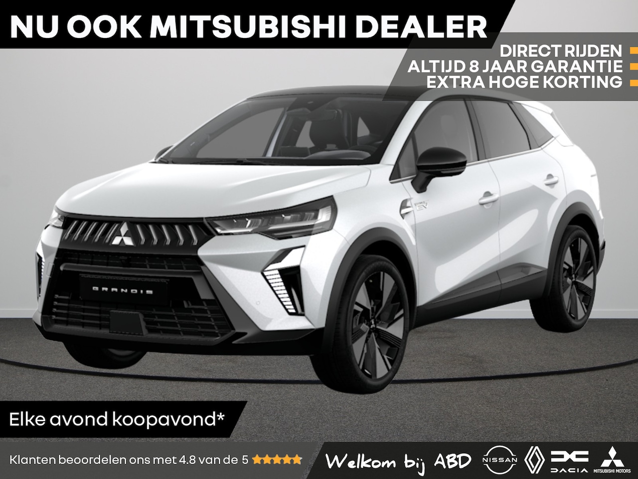 Mitsubishi Grandis - Instyle 1.8 HEV | Achteruitrijcamera | Adaptive Cruise Control (ACC) | Automatic High Beam - AutoWereld.nl