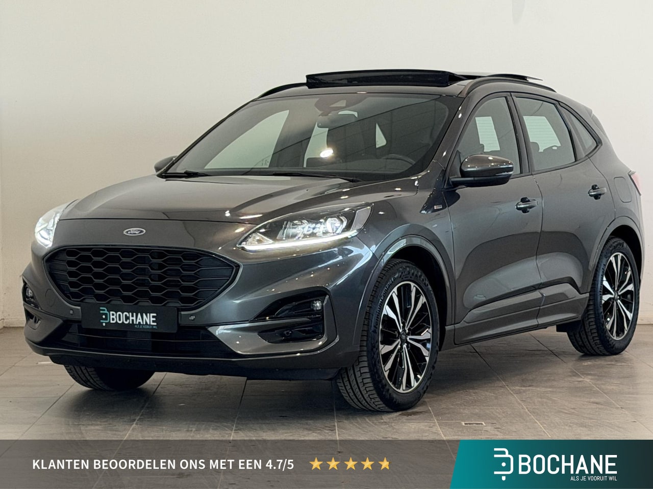 Ford Kuga - 1.5 EcoBoost ST-Line | Panoramdak | Trekhaak afneembaar | Lichtmetalen velgen 19" | Apple - AutoWereld.nl
