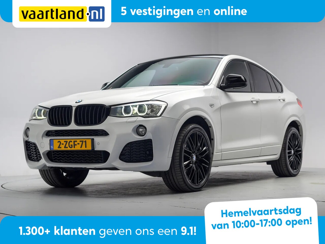 BMW X4 - xDrive20i High Executive Aut.[ navi Leder Stoelverwarming Clima Cruise ] - AutoWereld.nl