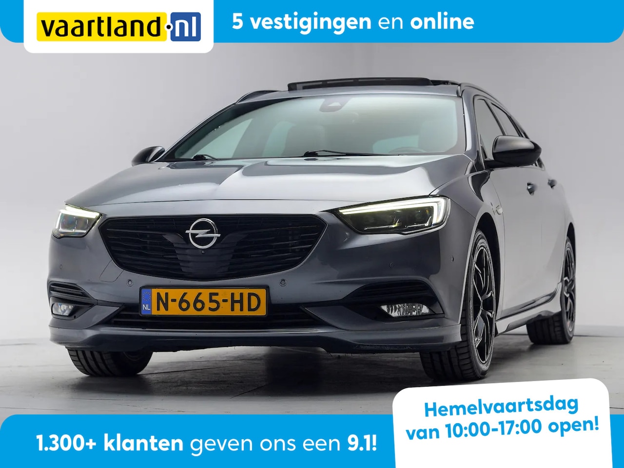 Opel Insignia - 2.0 BiTurbo 4x4 210pk Exclusive OPC-Line Aut. [ LED Navi Stoelventilatie Massage Apple/And - AutoWereld.nl