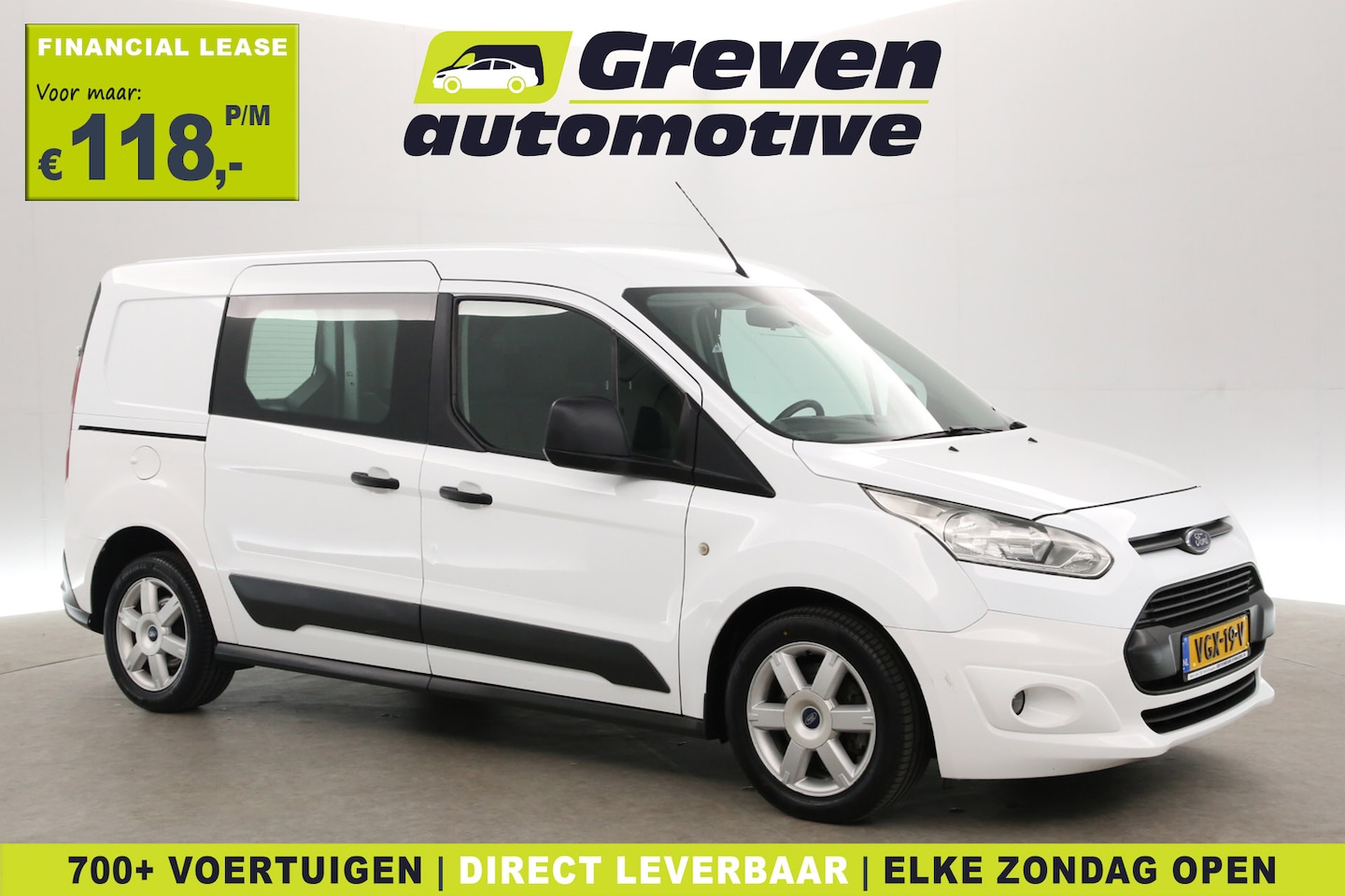 Ford Transit Connect - 1.5 TDCI L2 100PK | 3 Zits | Airco | Cruise | Elektrpakket - AutoWereld.nl