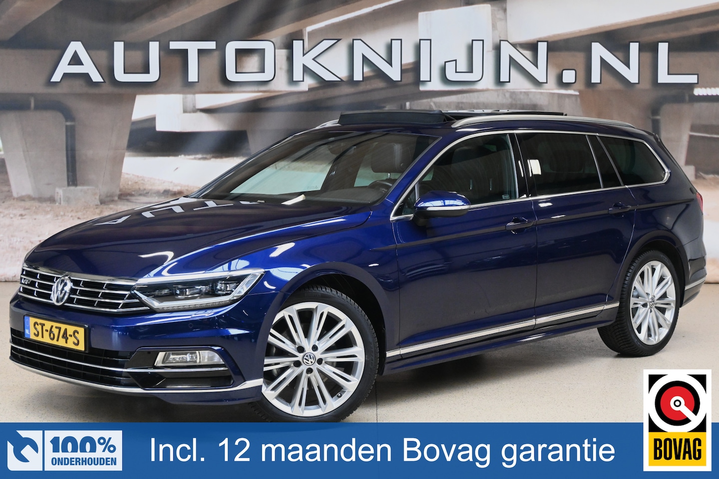 Volkswagen Passat Variant - 1.4 TSI 160pk Highline Business R | NL-auto | Leder | Panoramadak | R-Line 100% (Dealer) o - AutoWereld.nl
