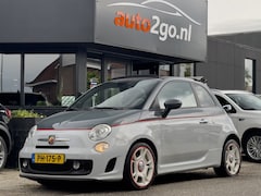 Fiat 500 C - 1.4-16V ABARTH CABRIO TWO-TONE VOL-LEDER NAVI AIRCO LED LMV PDC