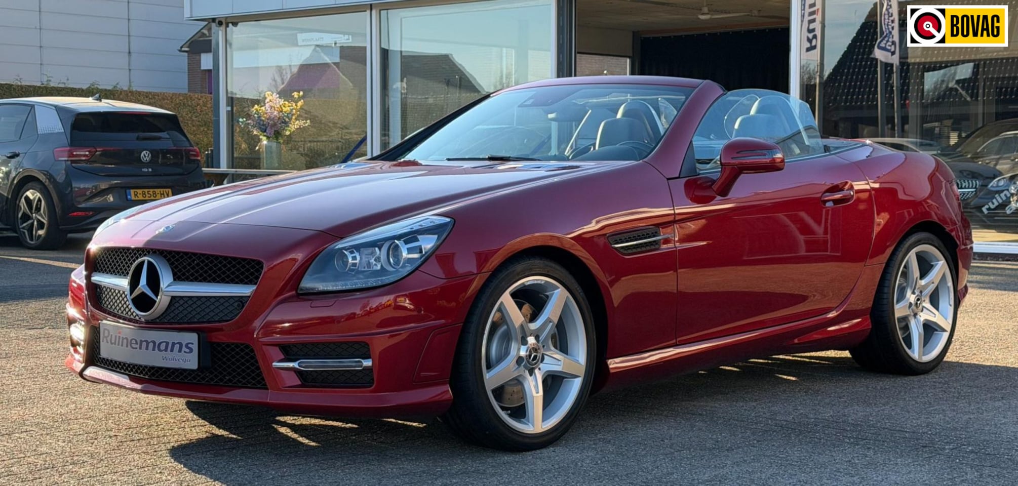 Mercedes-Benz SLK-klasse - 350 / AMG / MEMORY / HARMAN / ILS / 1E EIG ! - AutoWereld.nl