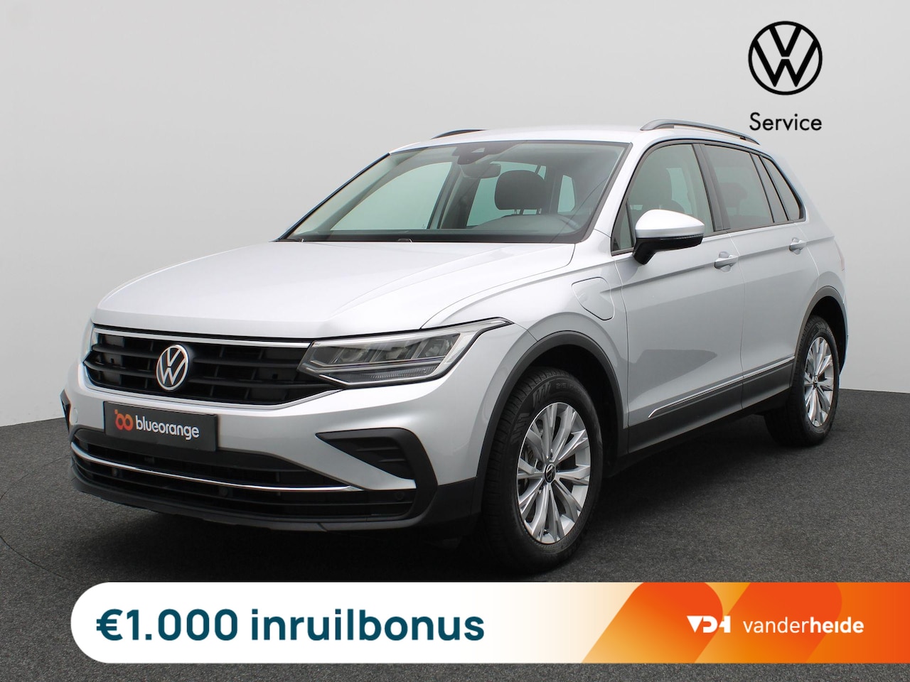 Volkswagen Tiguan - 1.4 TSI eHybrid Life 245PK DSG SOH 90%, PDC Voor en Achter, Navi via Apple Carplay/Android - AutoWereld.nl