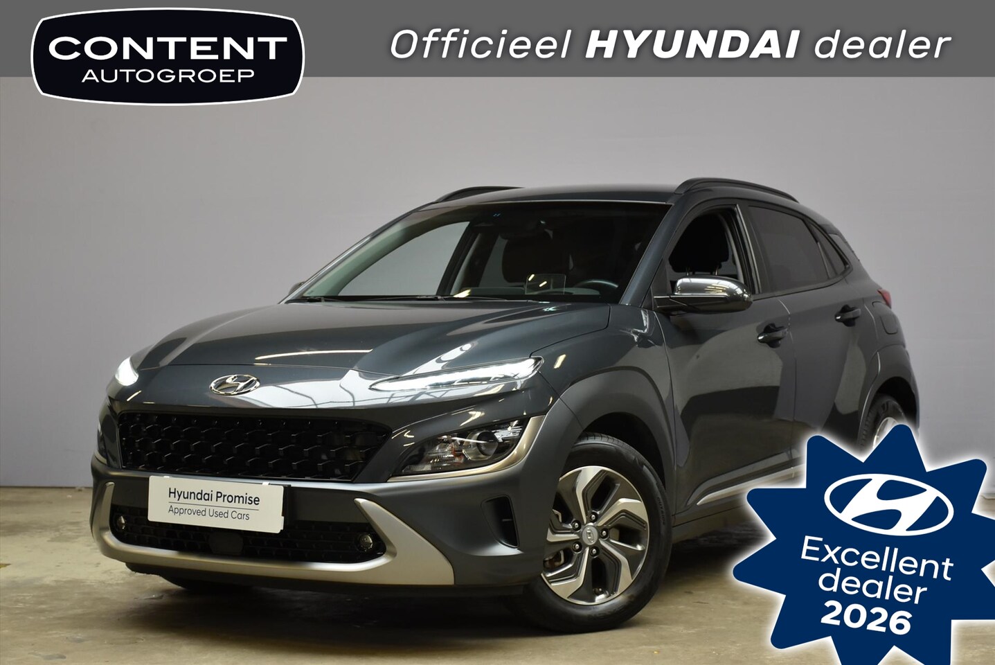 Hyundai Kona - 1.6i Hybride Fashion Aut.| Trekhaak I Head-Up Display | Camera | Navigatie | - AutoWereld.nl