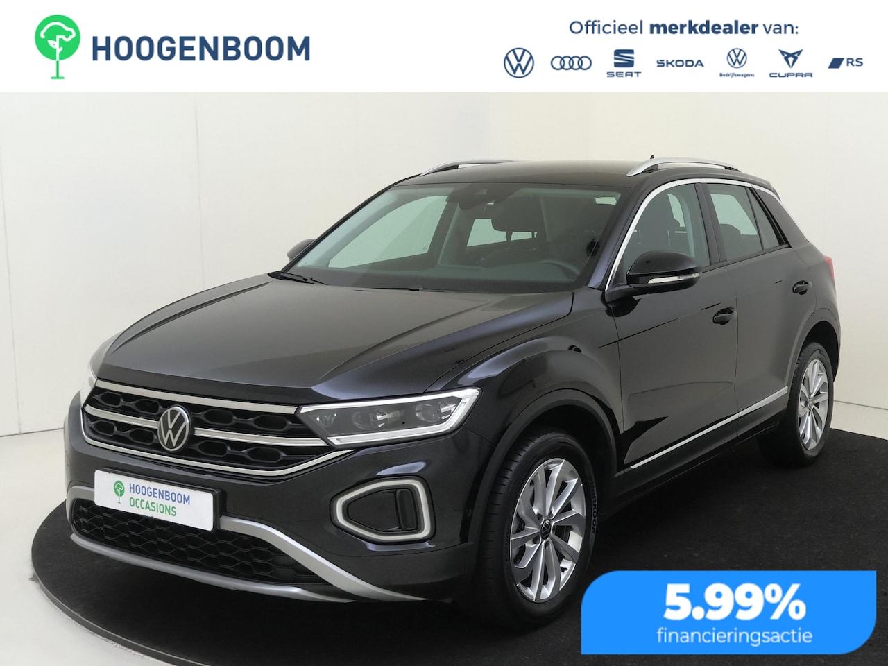 Volkswagen T-Roc - 1.0 TSI Style | Parkeerassistent | Digital cockpit Pro | CarPlay | LED Plus verlichting | - AutoWereld.nl