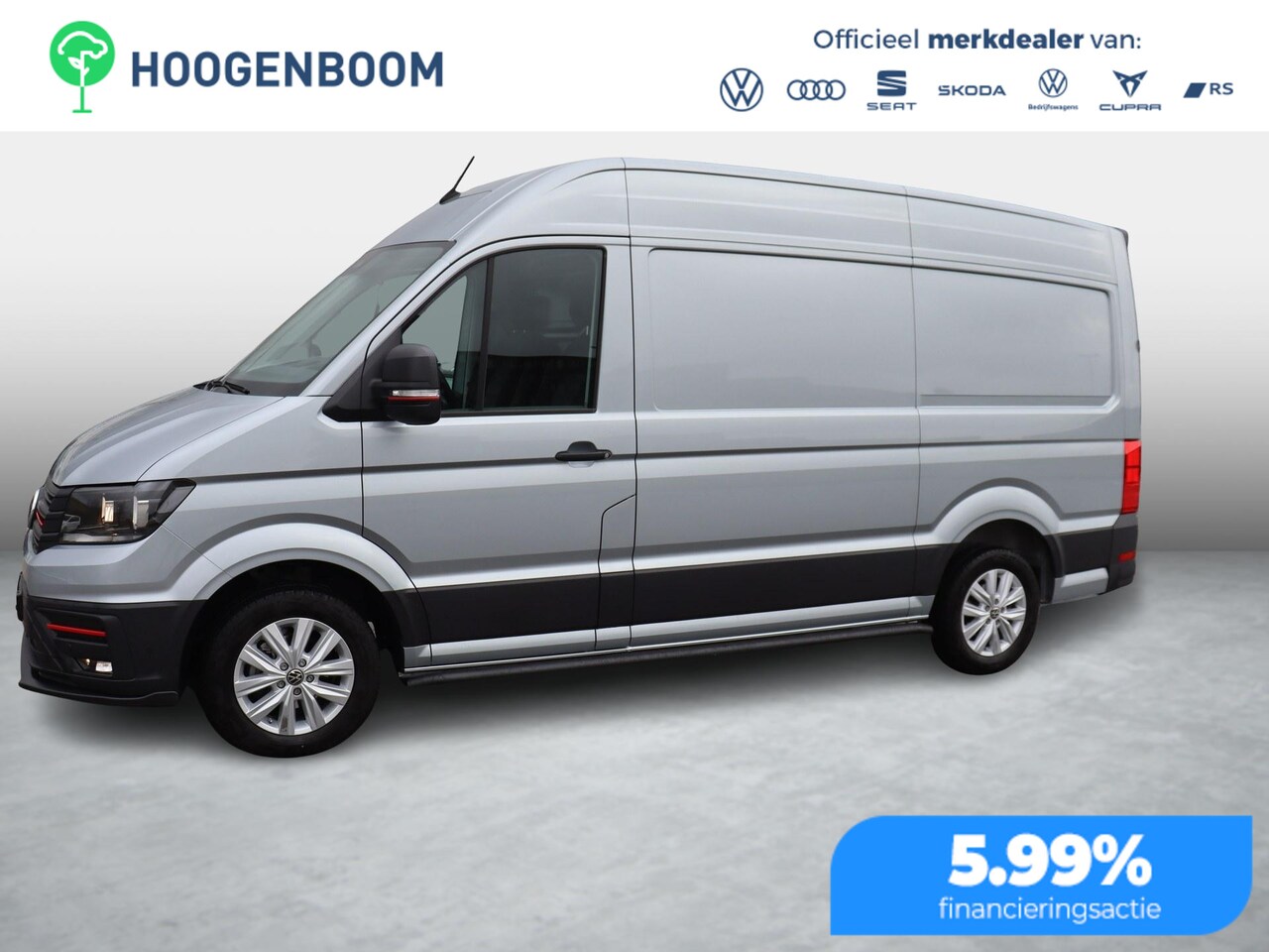 Volkswagen Crafter - Bedrijfswagens Highline L3H3 2.0 TDI 130 kW 177 pk 8 versn. Auto | BPM vrij | Middelhoog d - AutoWereld.nl