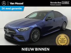 Mercedes-Benz C-klasse - 180 Business Solution AMG / Memory-Stoelen / Panaroma-dak / 360Graden-Camera / Night-Pakke