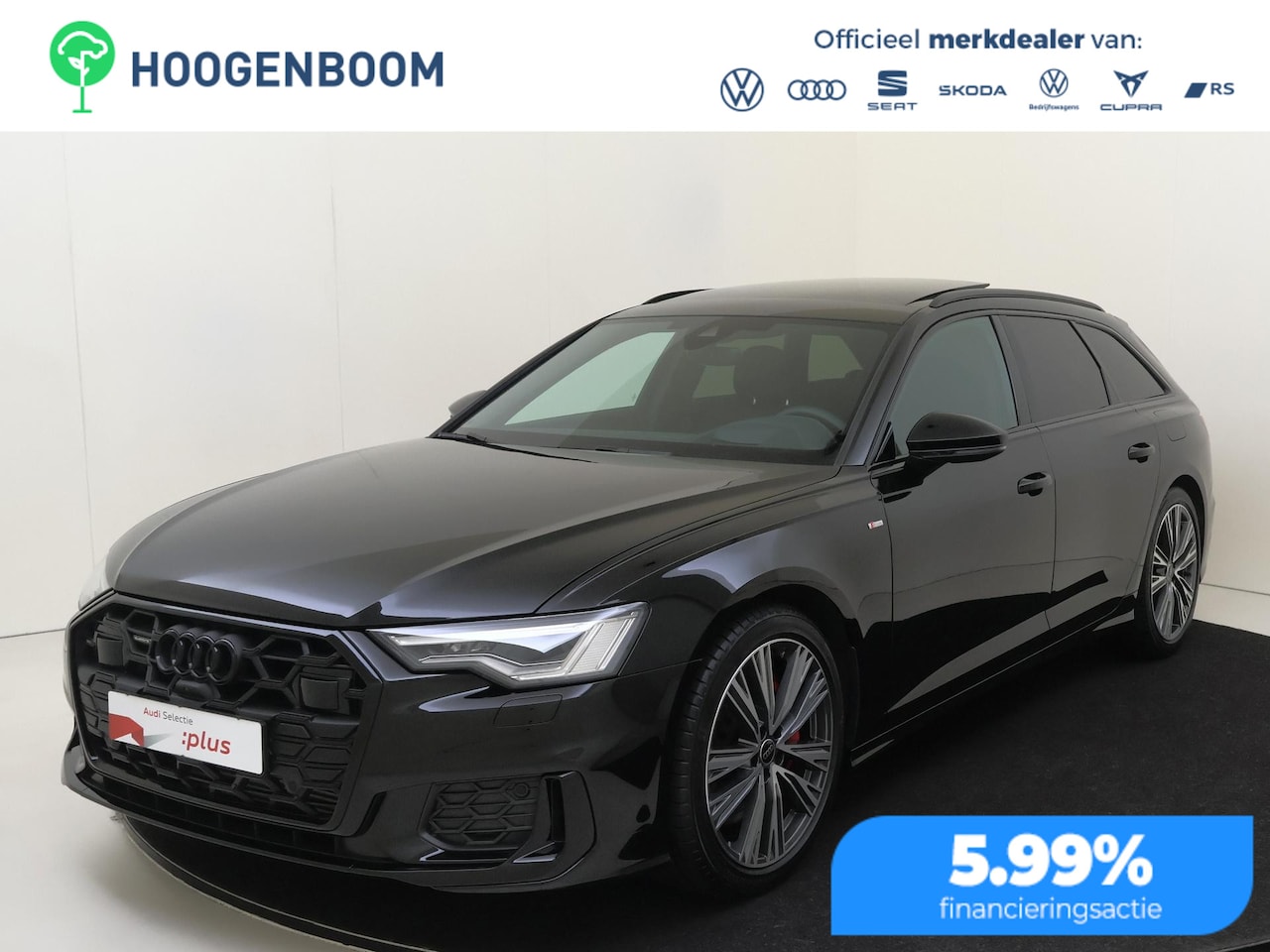 Audi A6 Avant - 55 TFSI e quattro Pro Line S Competition | SoH 100% | Panoramadak | Adaptieve demping | He - AutoWereld.nl