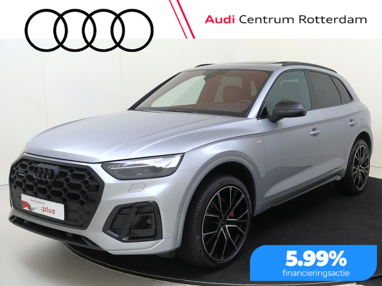 Audi Q5 - 55 TFSI e S edition Competition | Panoramadak | Trekhaak | Achteruitrijcamera | 3-zone air - AutoWereld.nl