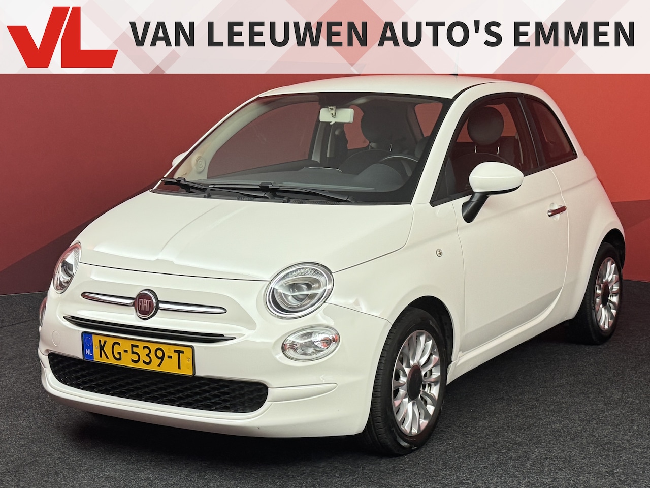 Fiat 500 - 0.9 TwinAir Turbo Popstar | Automaat | Nap! | Airco | Apk 29-06-2026 - AutoWereld.nl