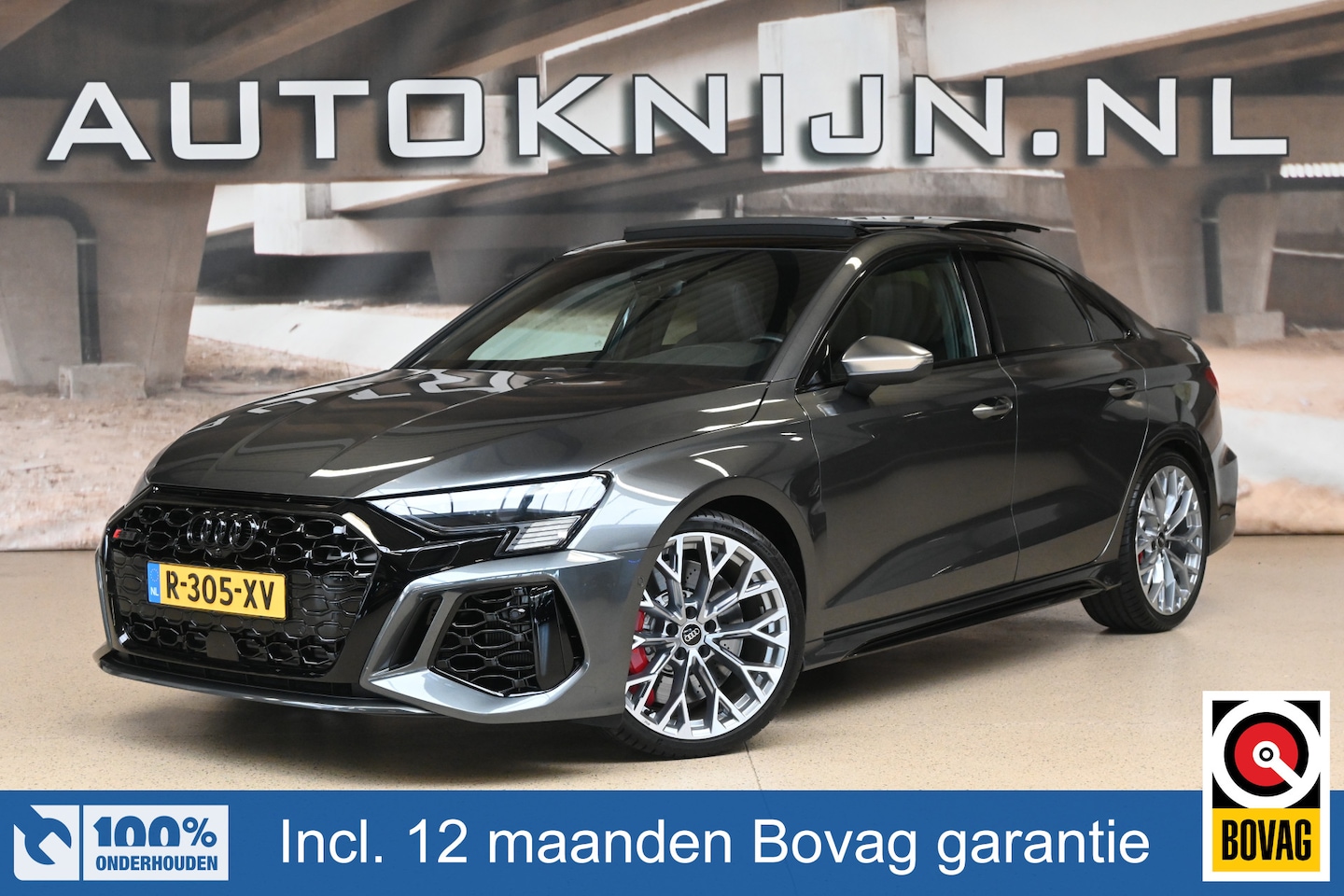 Audi RS3 - Limousine 2.5 TFSI 400pk quattro | NL-auto | Matrix | Leder | Panoramadak | 100% (Dealer) - AutoWereld.nl