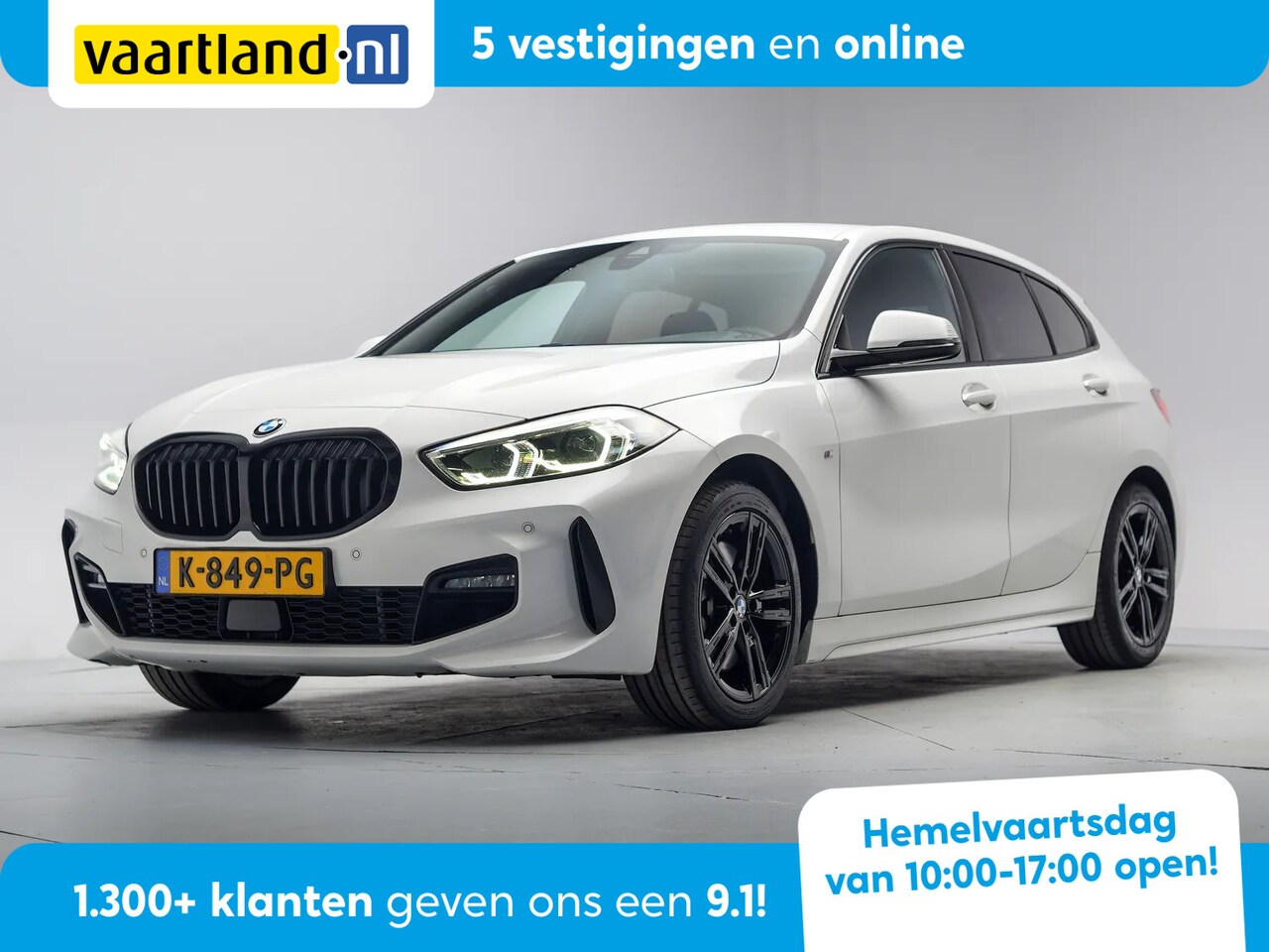 BMW 1-serie - 120i M Sport Business Aut. [ Climate Navi Half-leder PDC Cruise ] - AutoWereld.nl