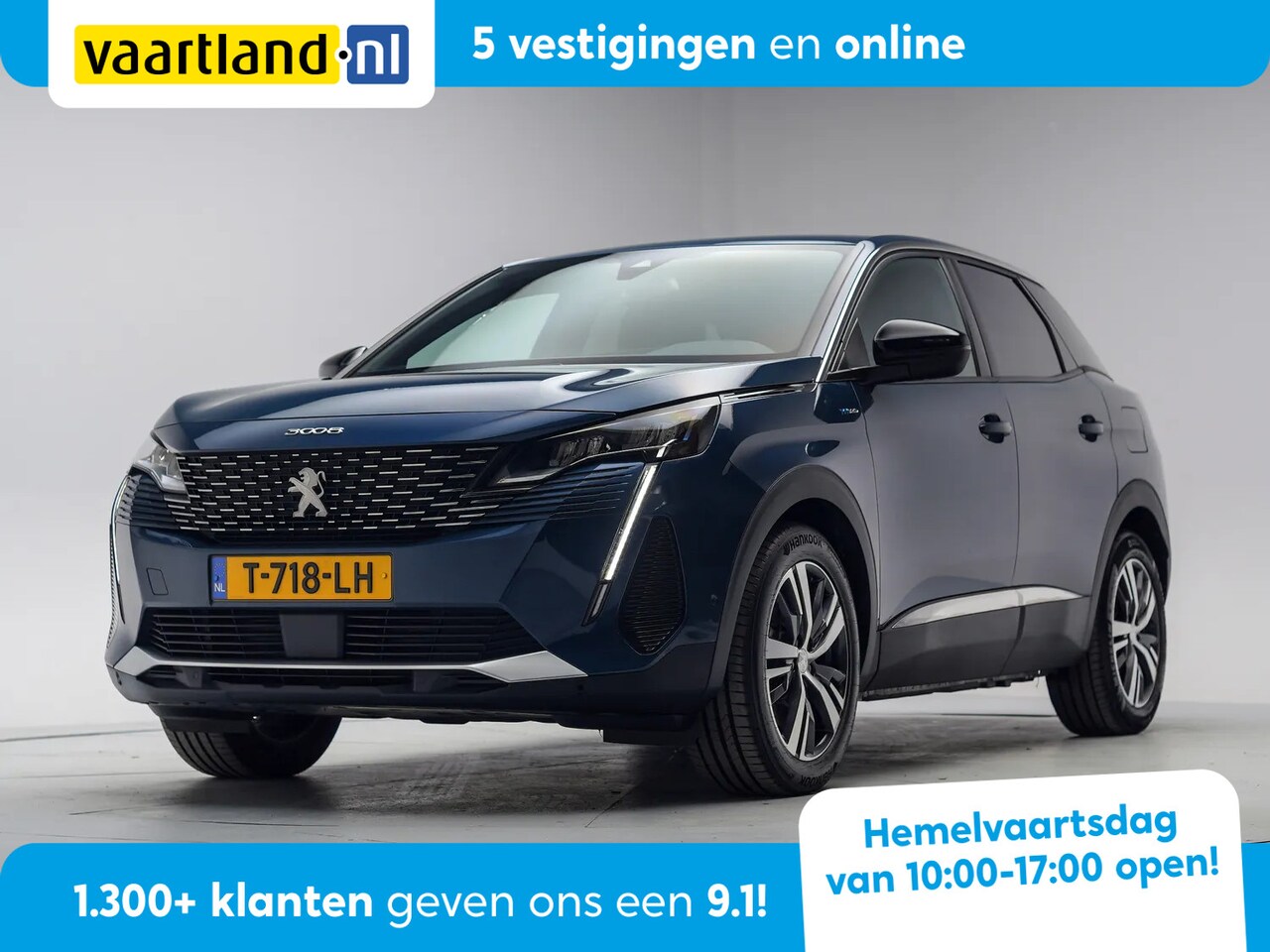 Peugeot 3008 - 1.6 Plug-in Hybrid 225 Allure [ LED Navi Camera Half-leder ] - AutoWereld.nl