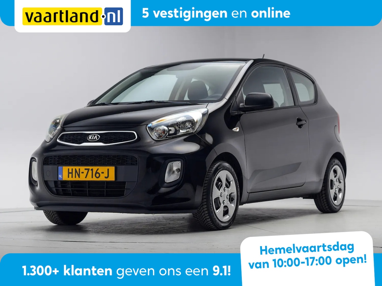 Kia Picanto - 1.0 CVVT EconomyLine [ Airbags Abs Stuurbekrachtiging ] - AutoWereld.nl