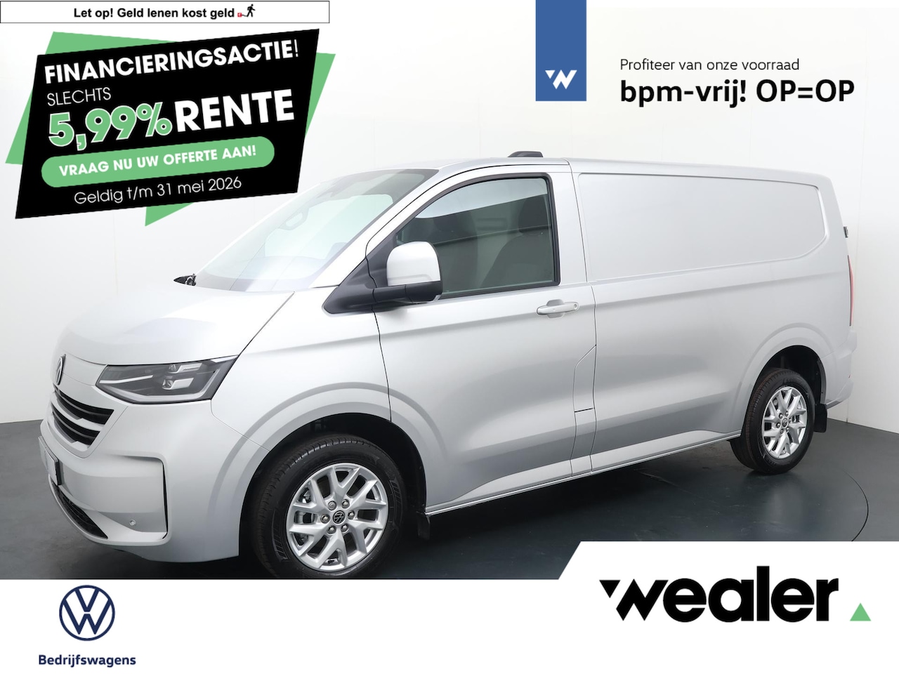 Volkswagen Transporter - 2.0 TDI L1H1 28 Bulli | BPM-vrij | - AutoWereld.nl