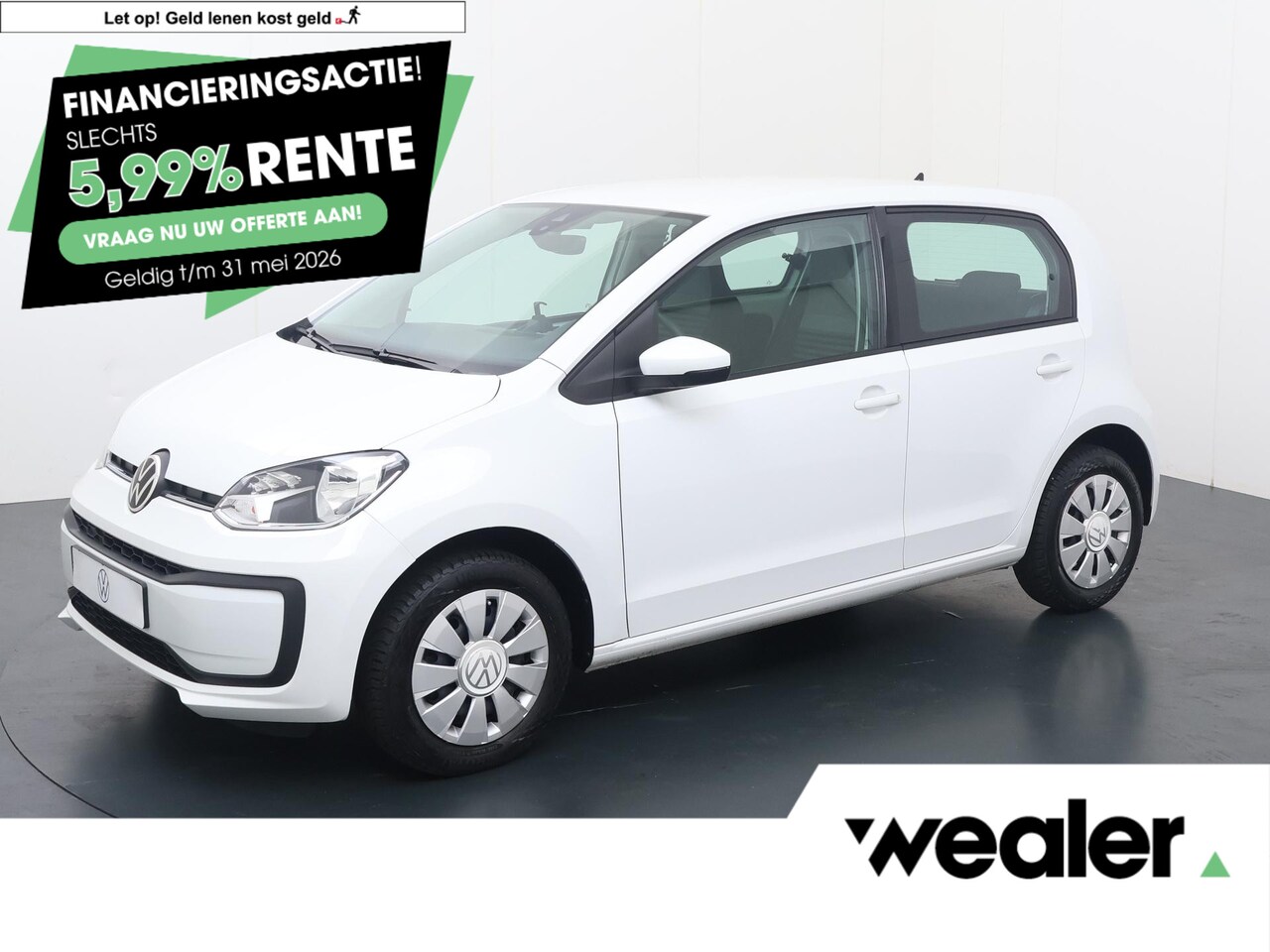 Volkswagen Up! - 1.0 | 65 PK | Airco | Lane assist | DAB+ radio | - AutoWereld.nl