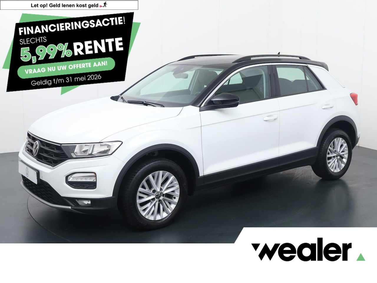 Volkswagen T-Roc - 1.0 TSI Style | 110 PK | Climate control | Navigatiesysteem | Adaptive cruise control | - AutoWereld.nl