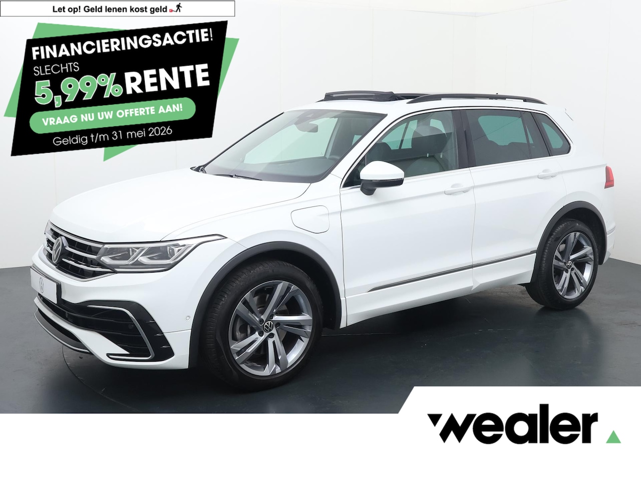 Volkswagen Tiguan - 1.4 TSI eHybrid R-Line Business+ | 245 PK | SoH 94% | Panoramadak | Matrix LED koplampen | - AutoWereld.nl