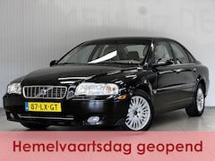Volvo S80 - 2.4 Elite/ Trekhaak/ Automaat/ IJSKOUDE AIRCO/ Stoelverw./ Navi/ Apple + Android/ LEDER/ N