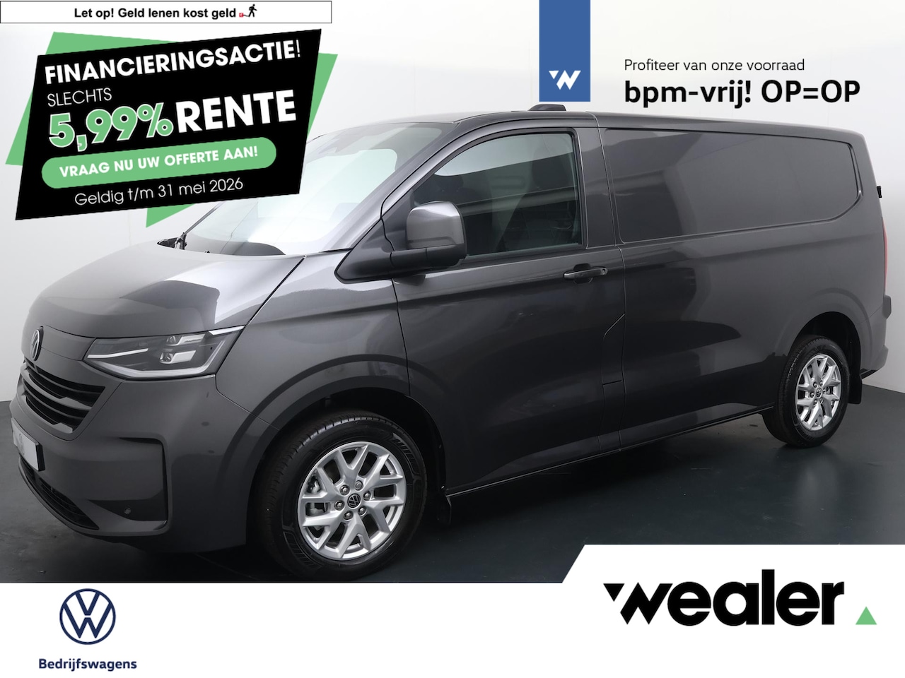 Volkswagen Transporter - 2.0 TDI L1H1 28 Bulli | BPM-vrij | - AutoWereld.nl