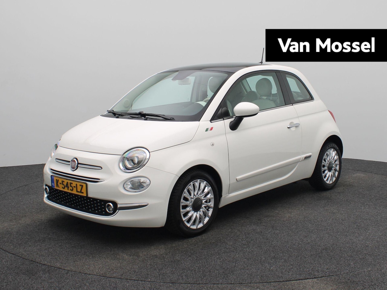Fiat 500 - 0.9 TwinAir Turbo Lounge | panoramadak | Navigatie | Airco | Cruise Control | - AutoWereld.nl