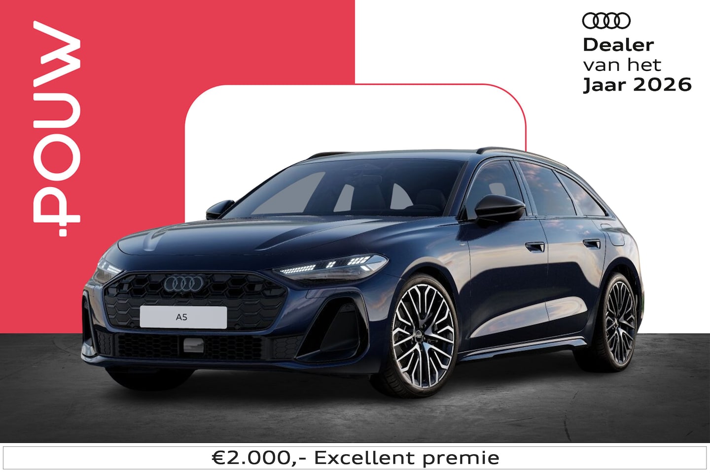 Audi A5 Avant - 2.0 e-hybrid 299pk quattro S Edition | Trekhaak Wegklapbaar | 20" Velgen - AutoWereld.nl