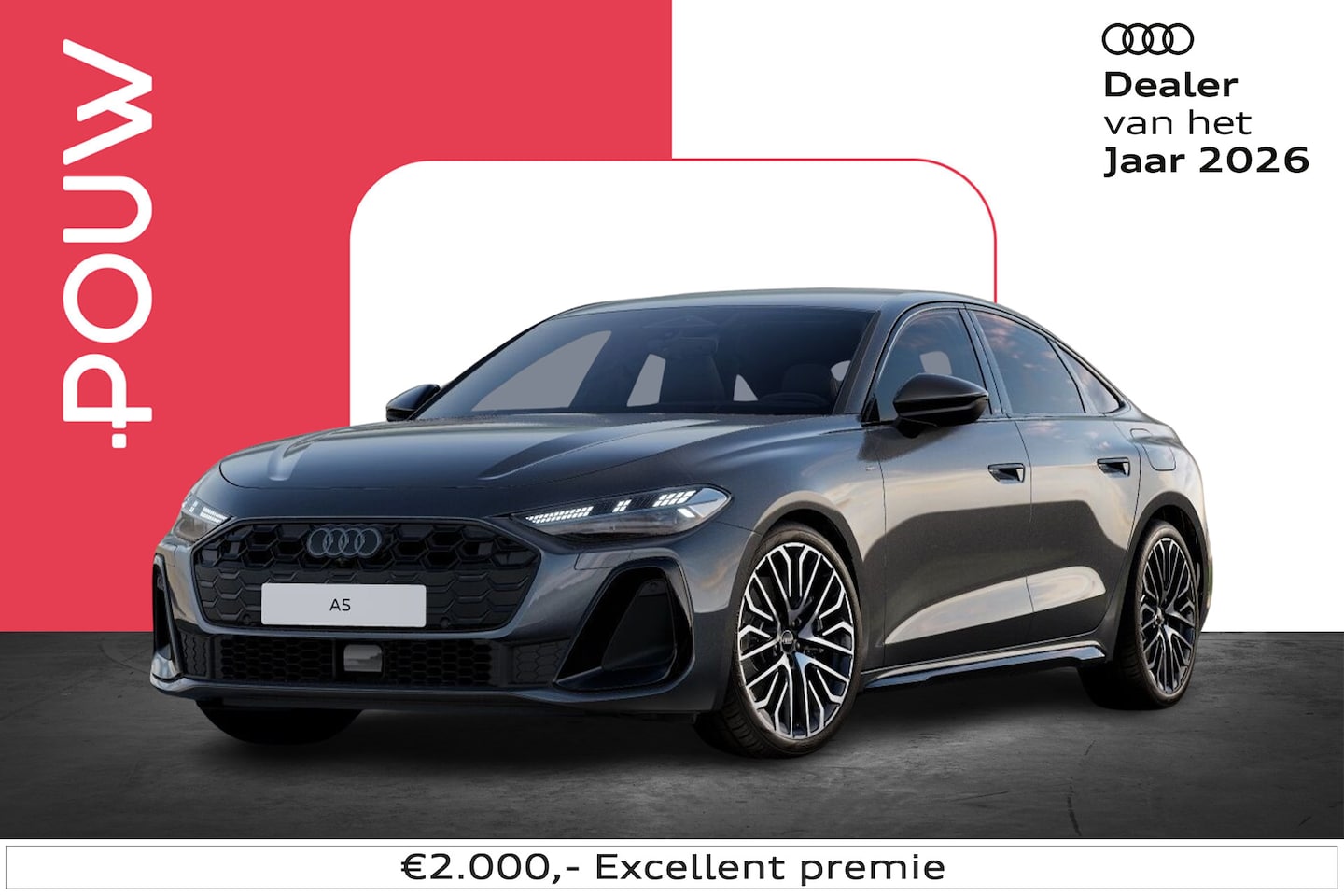 Audi A5 Limousine - 2.0 e-hybrid 299pk quattro S Edition | 20" Velgen | Matrix-LED - AutoWereld.nl