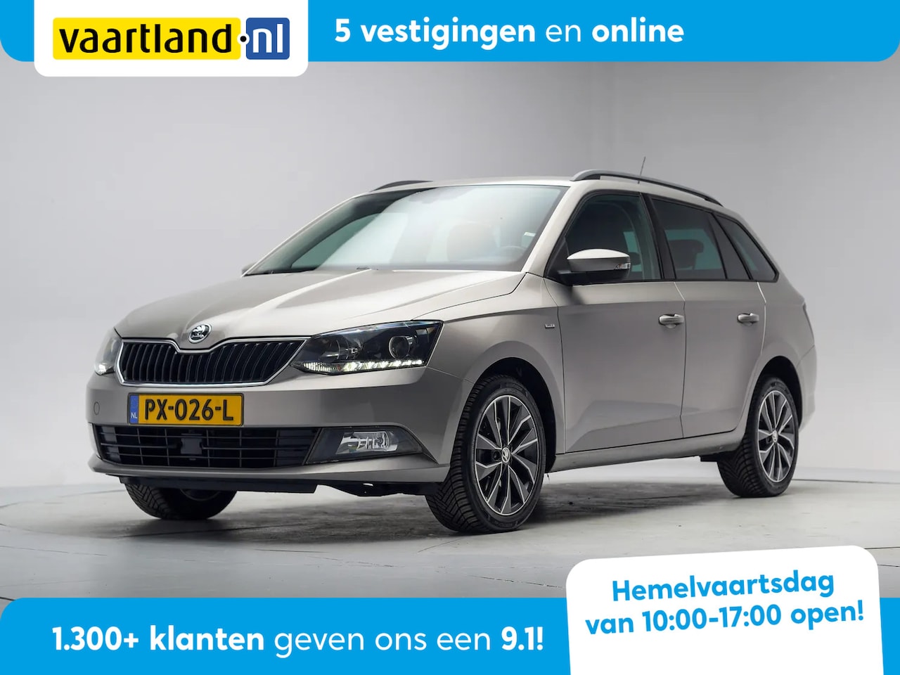 Skoda Fabia Combi - 1.0 TSI Drive Aut. [ Leder Navi Climate ] - AutoWereld.nl