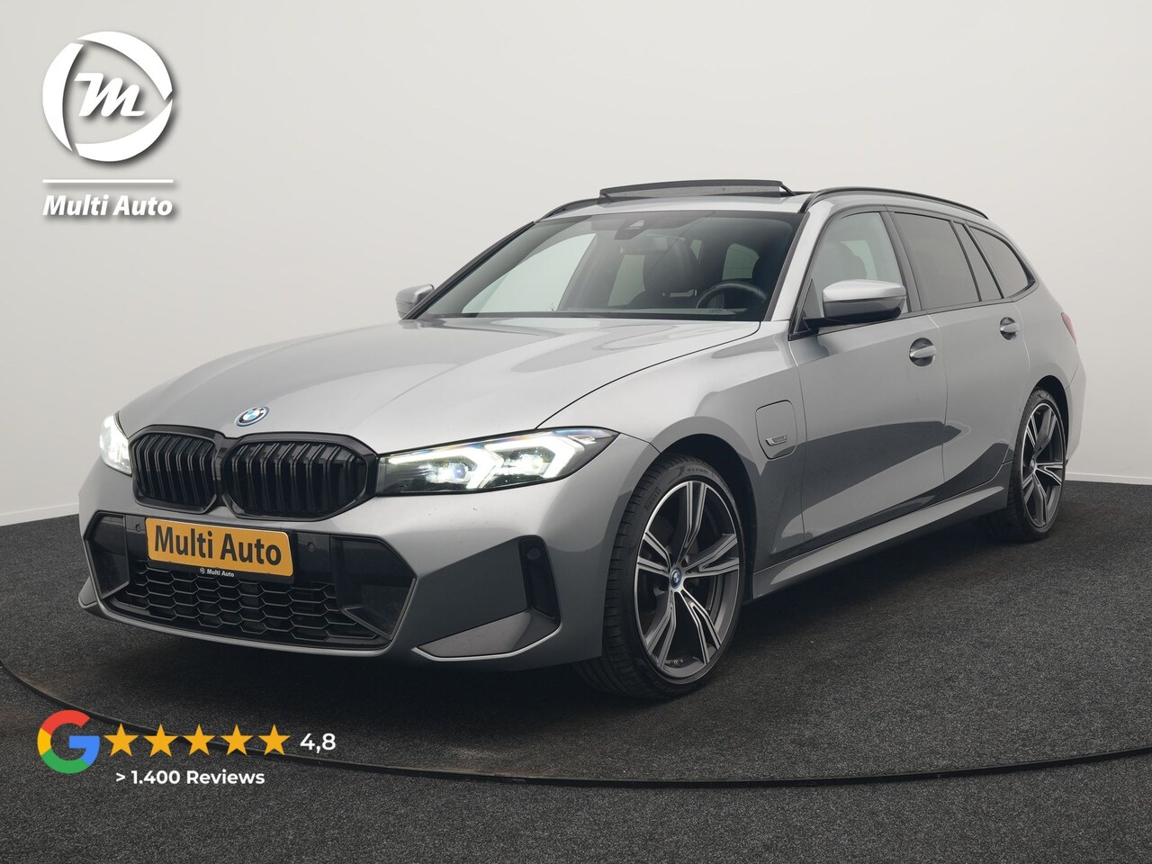 BMW 3-serie Touring - 330e M Sport FACELIFT PHEV 293pk Dealer O.H. | Trekhaak Af Fabriek | Panodak | Harman / Ka - AutoWereld.nl