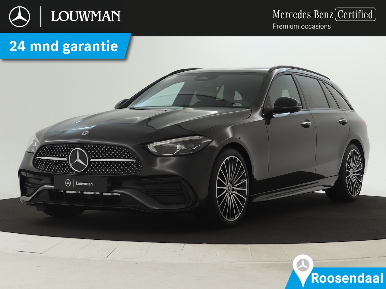Mercedes-Benz C-klasse Estate - 180 AMG Nightpakket | Trekhaak | Alarm | Memory | Dode Hoek Ass | CarPlay | Keyless Go | P - AutoWereld.nl