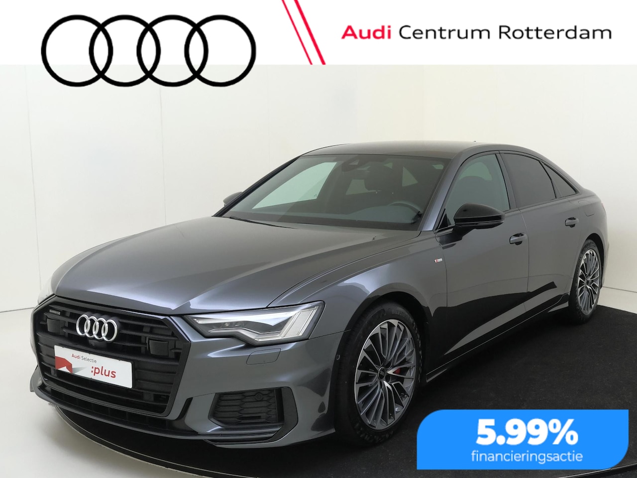 Audi A6 Limousine - 55 TFSI e quattro S edition Competition | SoH 87% | 360 camera | Parkeerassistent | 4-zone - AutoWereld.nl