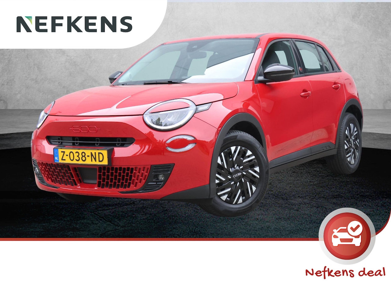 Fiat 600e - RED 54 kWh 156pk | Parkeersensoren achter | Cruise Conrol | Apple Carplay/Android Auto | A - AutoWereld.nl