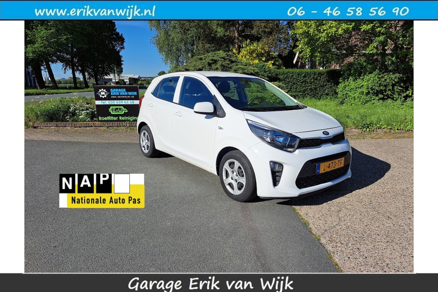 Kia Picanto - 1.0 DPi ComfortLine 5pers. Airco/Cruise Control/Bluetooth - AutoWereld.nl