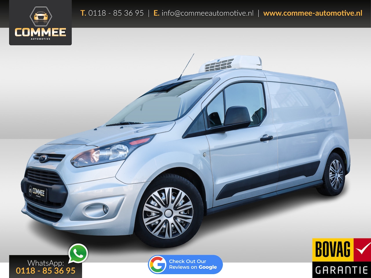 Ford Transit Connect - 1.5 TDCI L2 Koelwagen NAV I 3 zits I Walstroom - AutoWereld.nl