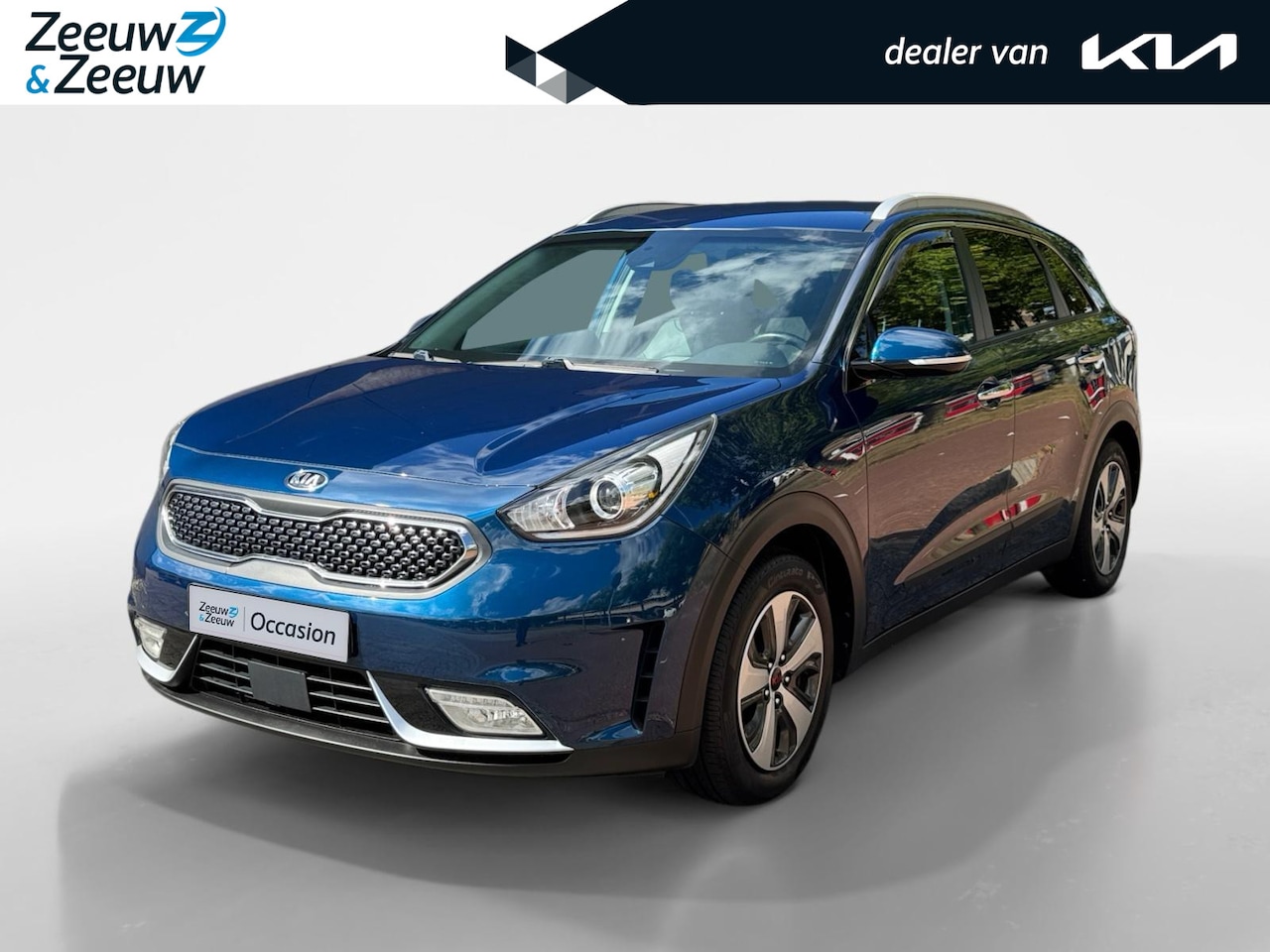 Kia Niro - 1.6 GDi Hybrid BusinessLine | Airco | Navi | Camera | Trekhaak | Leder | Stoelverwarming| - AutoWereld.nl