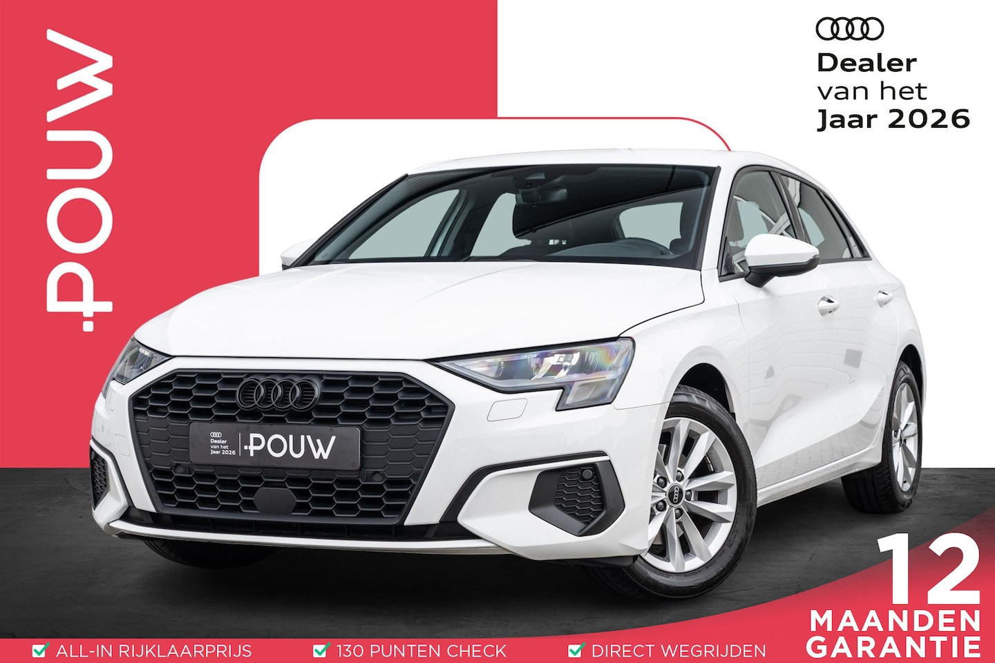 Audi A3 Sportback - 30 TFSI 110pk S-tronic Pro Line | Apple Carplay/Android Auto | Cruise control | Parkeerhul - AutoWereld.nl