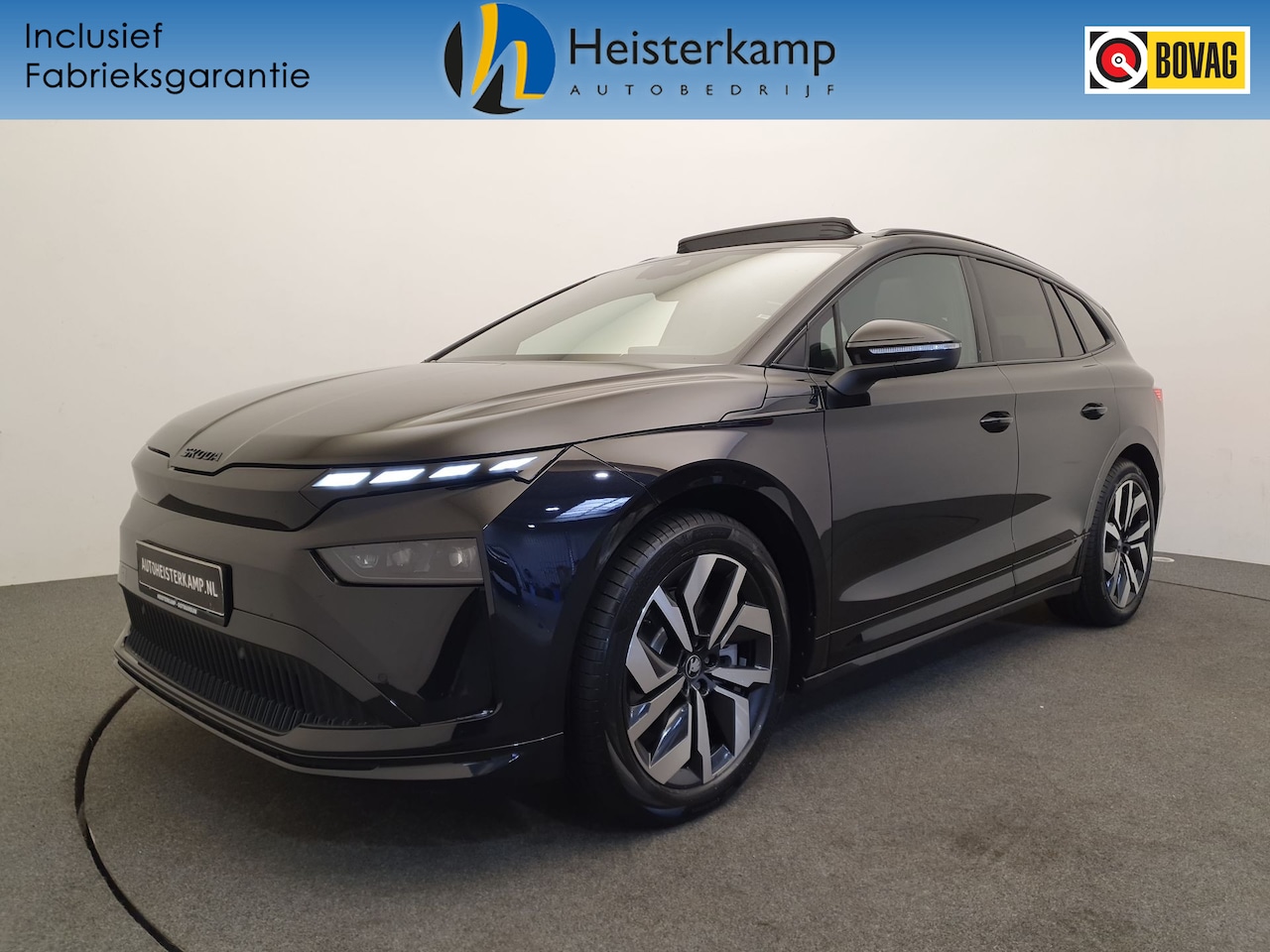 Skoda Enyaq iV - 85 Sportline 82 kWh 286pk Wegklapbare trekhaak, Panoramadak, Warmtepomp - AutoWereld.nl