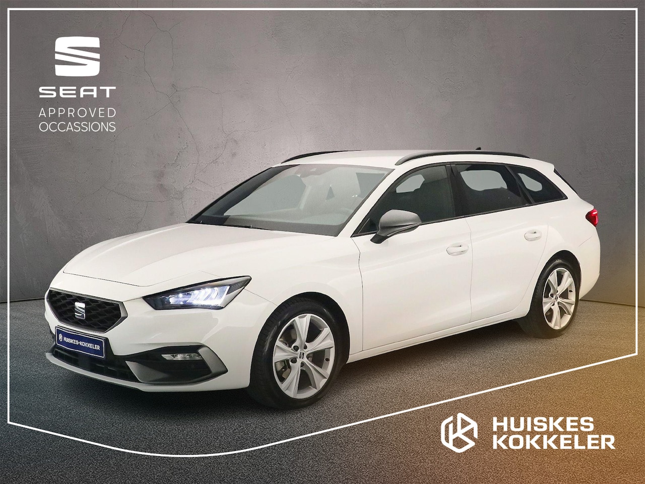 SEAT Leon Sportstourer - FR 1.5 TSI 115pk Cruise control, Parkeersensoren, App connect, LED koplampen, Airco, DAB, - AutoWereld.nl