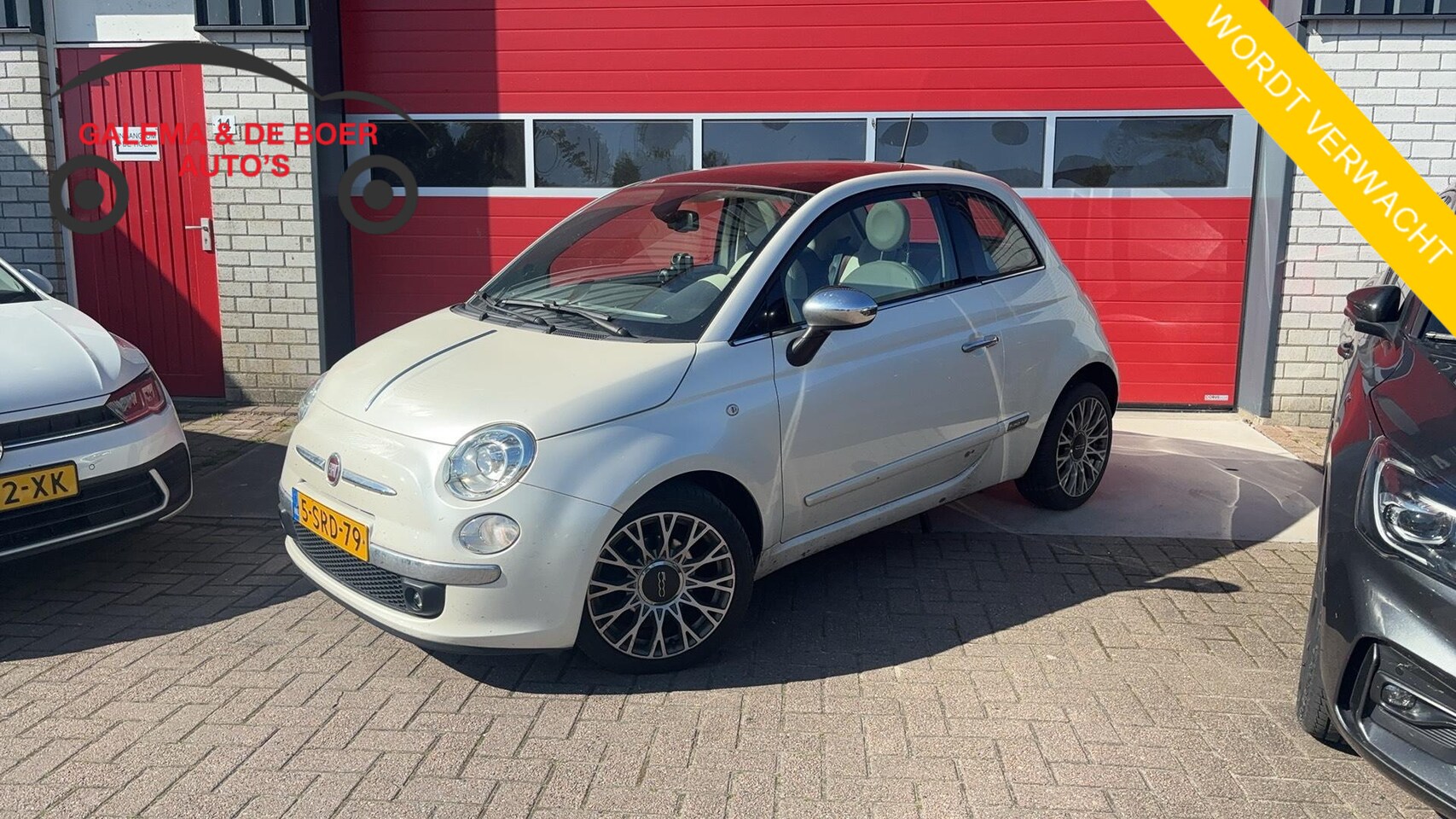 Fiat 500 - 0.9 TwinAir Lounge PARELMOER / BRUIN LEDER / XENON / PANORAMADAK / NAVI / AIRCO / PDC / BL - AutoWereld.nl