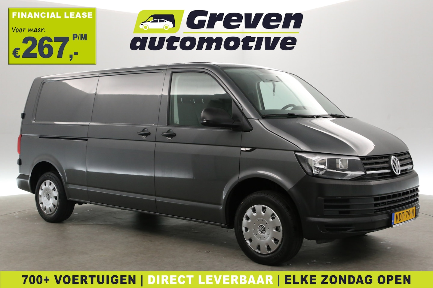 Volkswagen Transporter - 2.0 TDI 150PK L2H1 | Airco | Cruise | 3 Zits | Elektrpakket | Schuifdeur - AutoWereld.nl