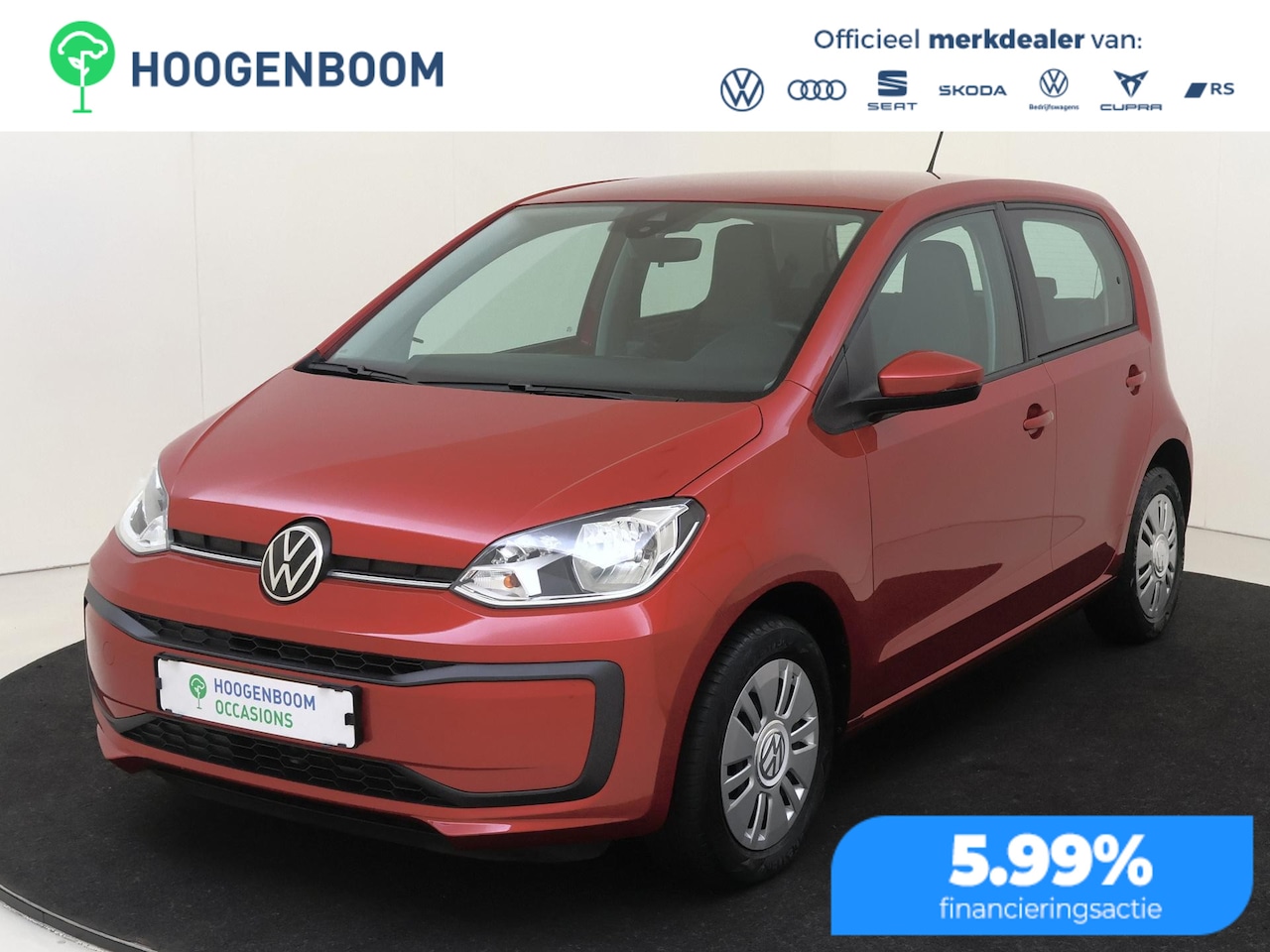Volkswagen Up! - 1.0 | Lane assist | DAB radio | Bluetooth | 5-deurs | Airco | - AutoWereld.nl