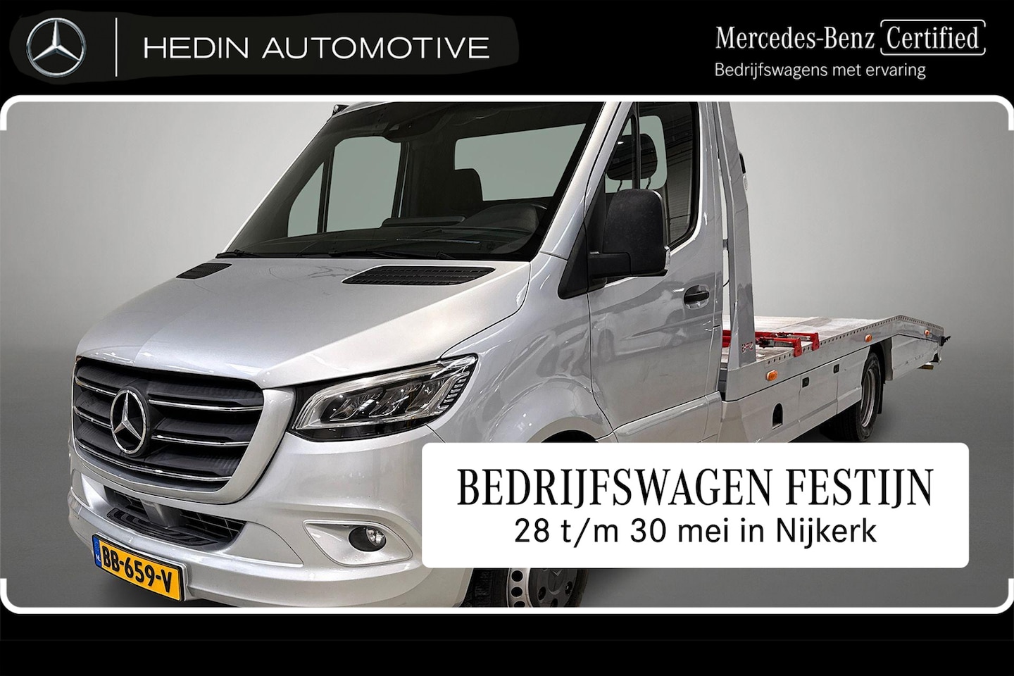 Mercedes-Benz Sprinter - 519 V6 Diesel L3 Automaat Chassis + Oprijwagen | LED | Stoelverwarming | Climate Control | - AutoWereld.nl