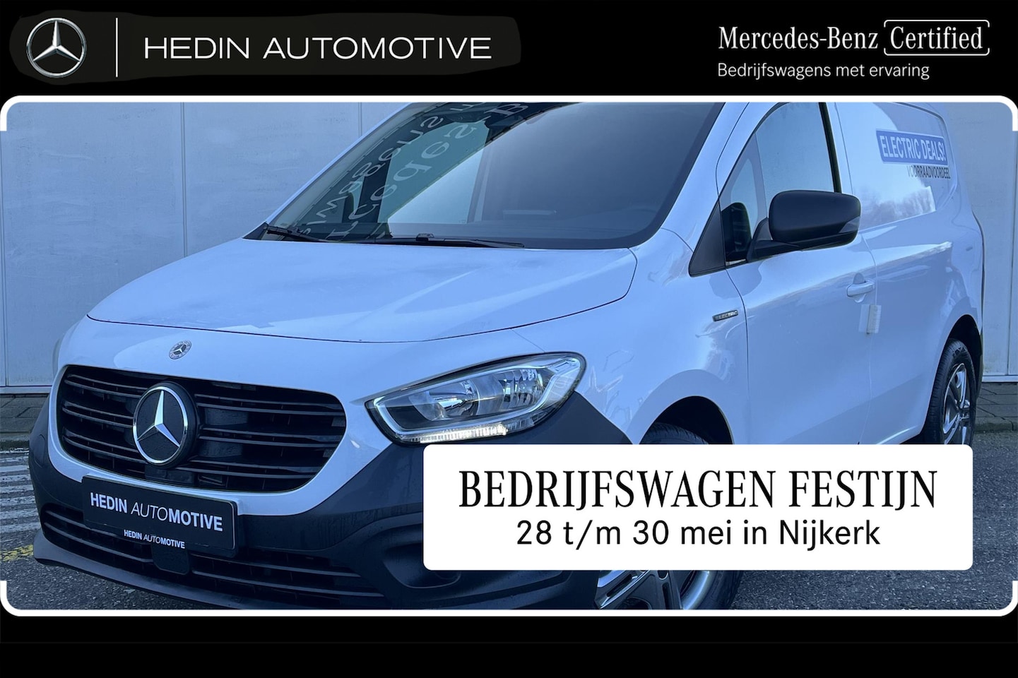 Mercedes-Benz eCitan - L1 51 kW Pro | Parkeerpakket Achterzijde met Camera | Trekhaak | Tweezits bijrijdersbank | - AutoWereld.nl