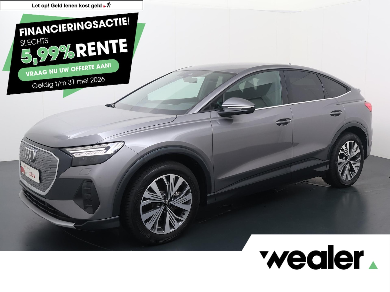 Audi Q4 Sportback e-tron - 35 Advanced edition 55 kWh | 170 PK | SoH 92% | Matrix LED koplampen | Cruise control | Cl - AutoWereld.nl