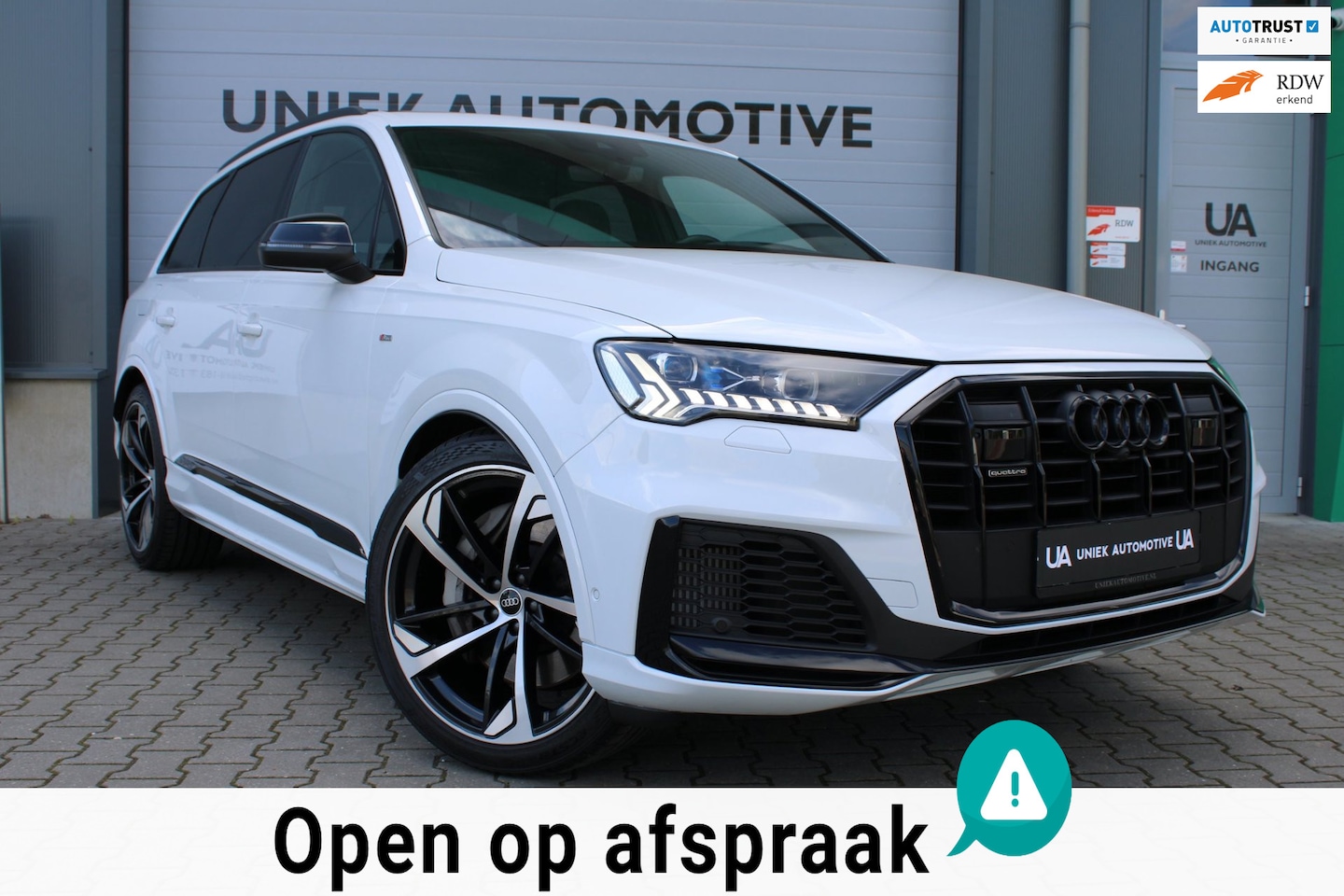 Audi Q7 - 55 TFSI e QUATTRO PRO LINE S | STAND | LUCHTVERING | MATRIX-LASER | HEAD UP | 22" | VIRTUA - AutoWereld.nl