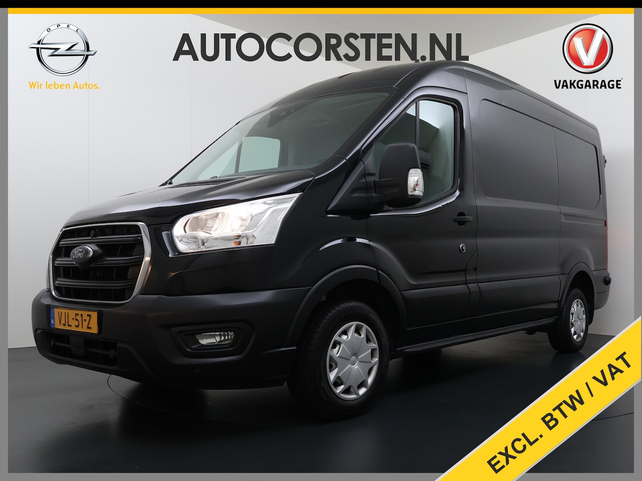Ford Transit - 310 2.0 TDCI L2H2 3-Persoons Camera Airco Stoelverwarming Elek.Stoel Cruise Control Pdc La - AutoWereld.nl
