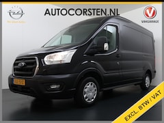 Ford Transit - 310 2.0 TDCI L2H2 3-Persoons Camera Airco Stoelverwarming Elek.Stoel Cruise Control Pdc La