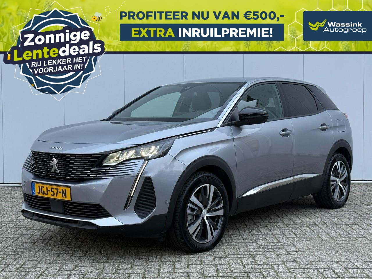 Peugeot 3008 - 1.6 Plug-in HYbrid 225pk e-EAT8 Allure | Navigatie | Camera | Carplay | Adaptive Cruise co - AutoWereld.nl